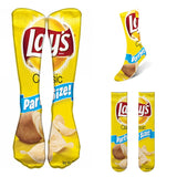 Novelty Socks In ALL Your Favorite Classic Chips & Snacks. 😋