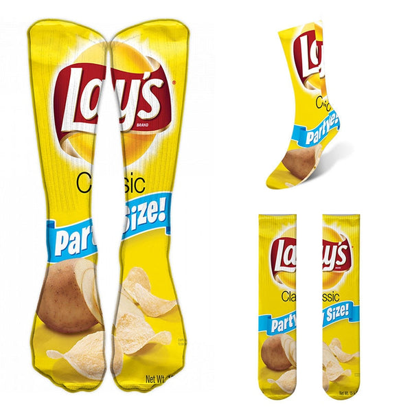 Novelty Socks In ALL Your Favorite Classic Chips & Snacks. 😋